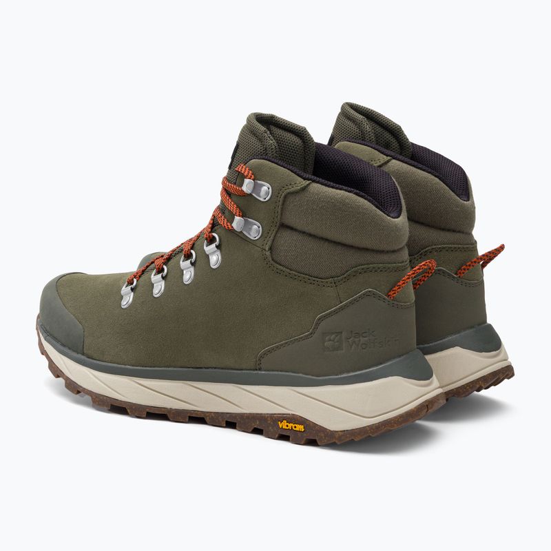 Мъжки ботуши за трекинг Terraventure Urban Mid каки/оранжеви на Jack Wolfskin 3