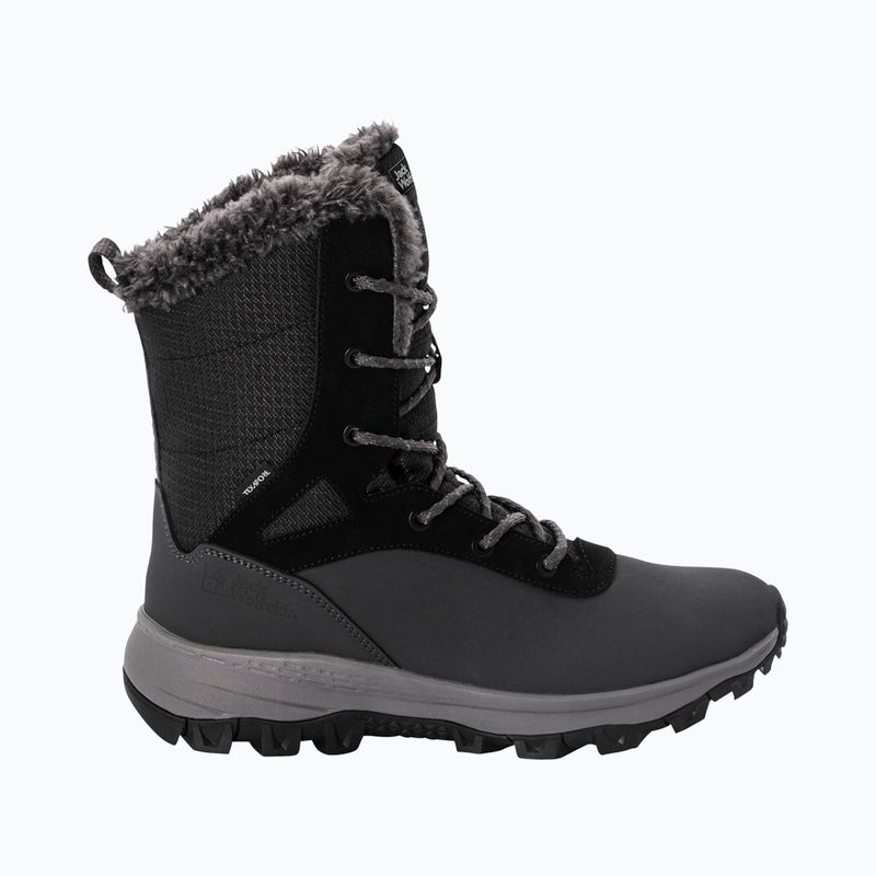 Дамски ботуши за сняг Jack Wolfskin Everquest Texapore Snow High phantom/black 10