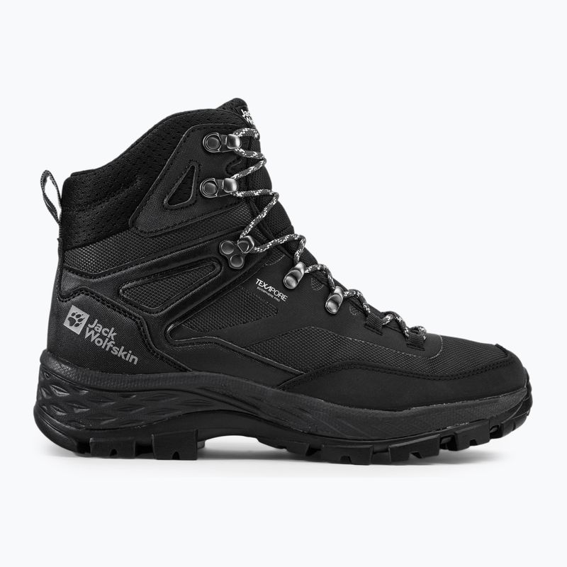 Jack Wolfskin мъжки ботуши за трекинг Rebellion Guide Texapore Mid черни 4053791 2