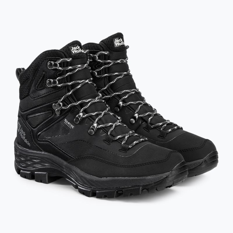 Jack Wolfskin мъжки ботуши за трекинг Rebellion Guide Texapore Mid черни 4053791 5