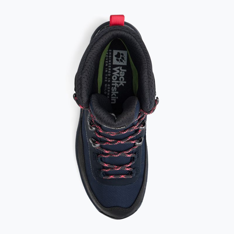 Jack Wolfskin дамски ботуши за трекинг Rebellion Guide Texapore Mid черно-сини 4053801 6