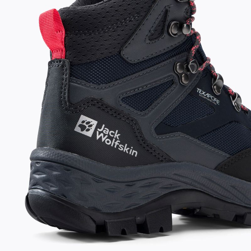 Jack Wolfskin дамски ботуши за трекинг Rebellion Guide Texapore Mid черно-сини 4053801 8
