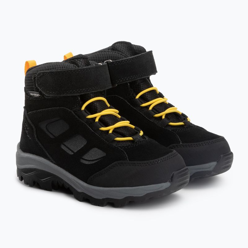 Jack Wolfskin Vojo Lt Texapore Mid детски ботуши за трекинг черни 4054021 4