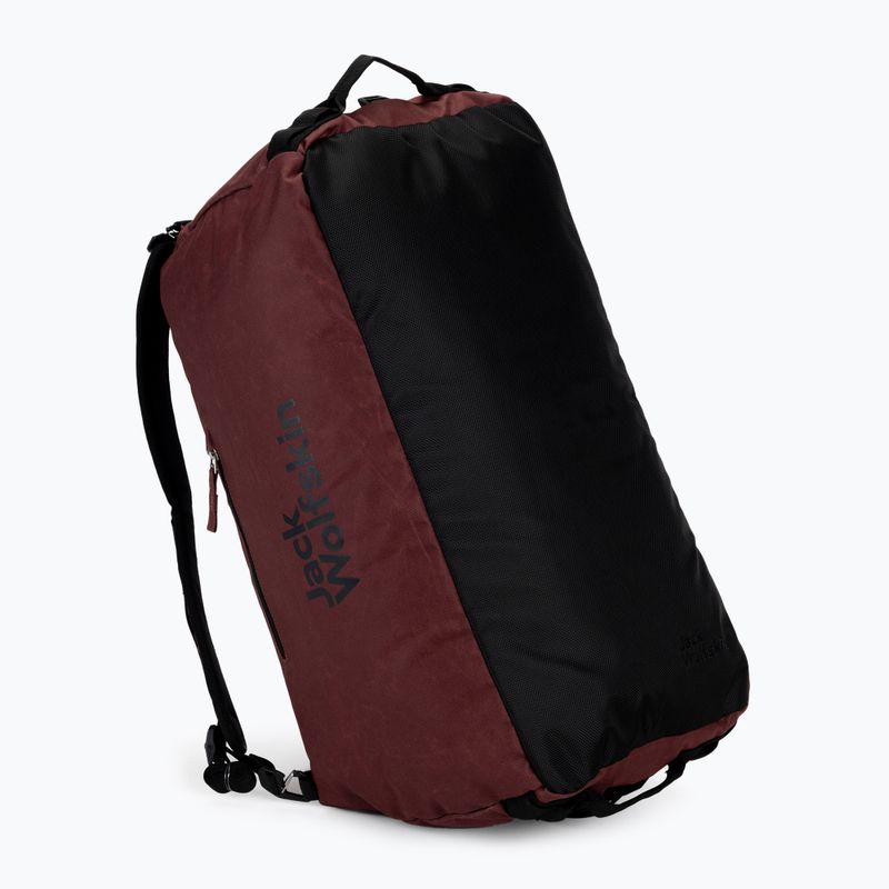 Jack Wolfskin Traveltopia Duffle 45 l burgundy 2010801_2185 чанта за пътуване 3