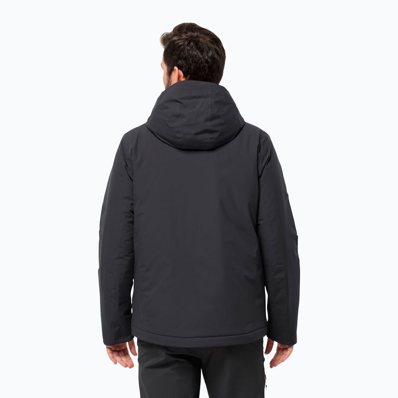 Мъжко дъждобранно яке Wisper Ins black на Jack Wolfskin 2