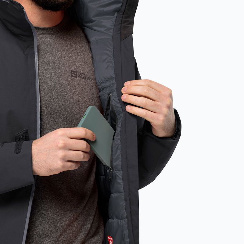 Мъжко дъждобранно яке Wisper Ins black на Jack Wolfskin 6