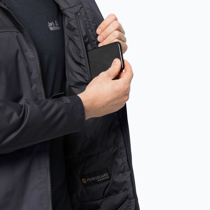 Jack Wolfskin мъжко пухено яке Jasper Ins сиво 1114321_6230 4
