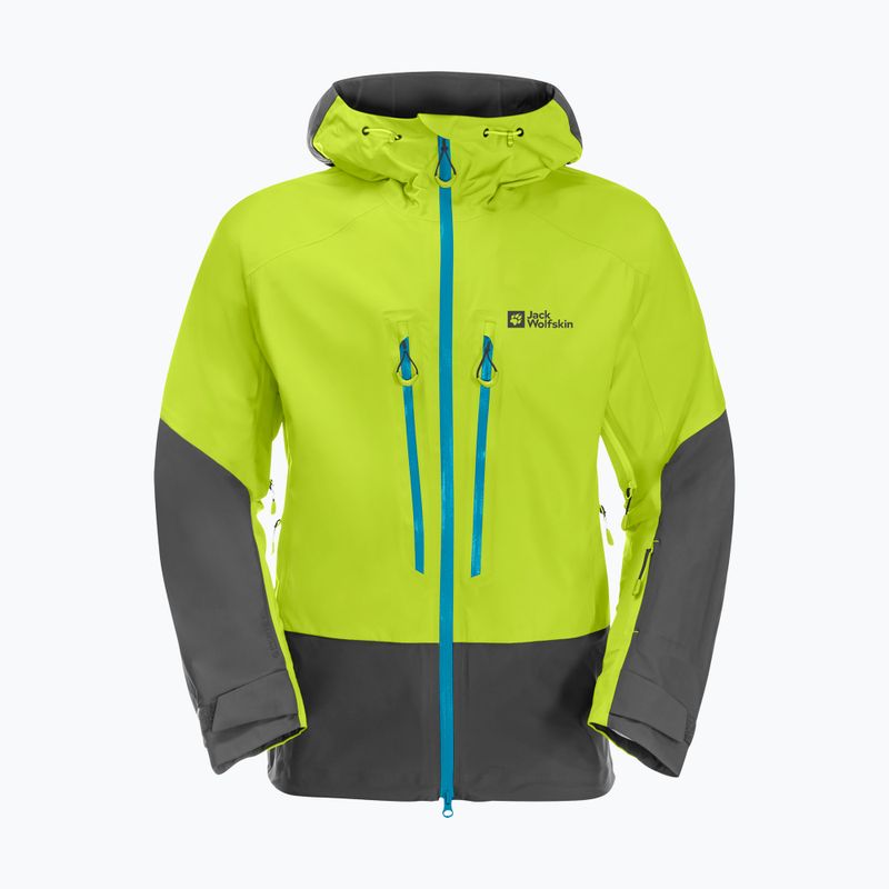 Мъжко ски яке Jack Wolfskin Alpspitze 3L lime 7