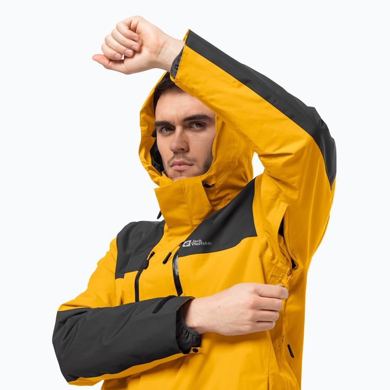 Jack Wolfskin мъжко дъждобран Jasper жълт 1115261_3802_002 7