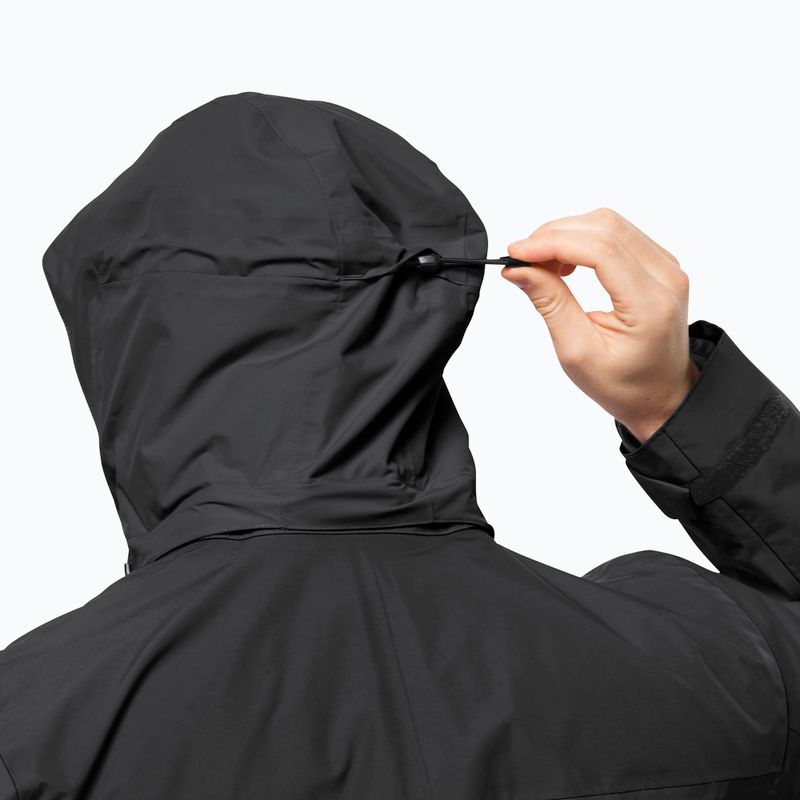 Мъжко дъждобранно яке Jasper на Jack Wolfskin черно 1115261_6000_006 4