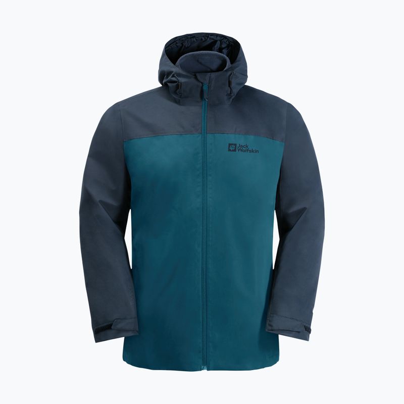 Мъжко дъждобранно яке Jack Wolfskin Taubenberg синьо 1115311_4133_006 9