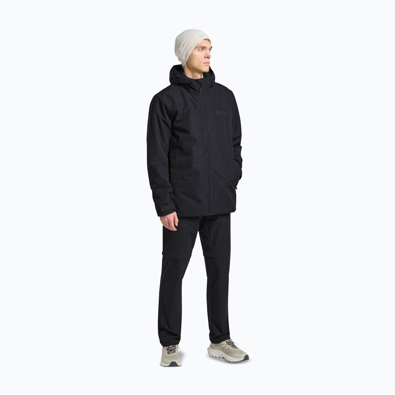 Мъжко яке 3в1 Jack Wolfskin Taubenberg 3In1 черно 2