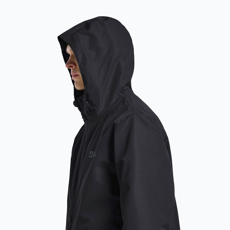 Мъжко яке 3в1 Jack Wolfskin Taubenberg 3In1 черно 7