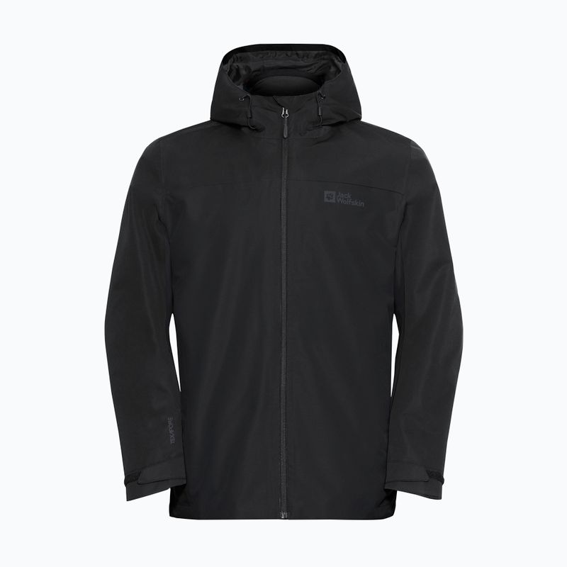 Мъжко яке 3в1 Jack Wolfskin Taubenberg 3In1 черно 10