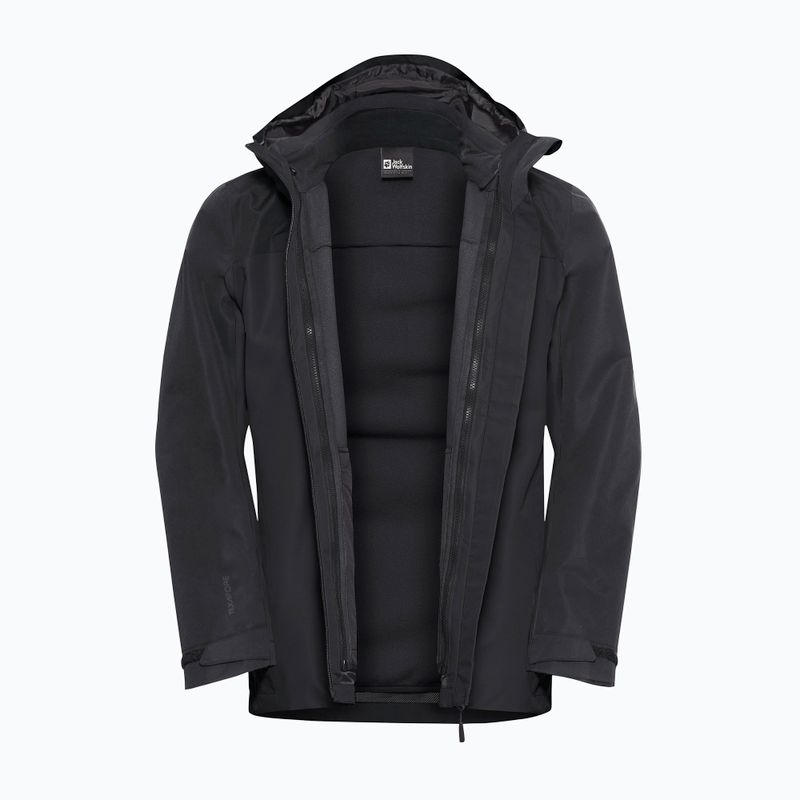 Мъжко яке 3в1 Jack Wolfskin Taubenberg 3In1 черно 13