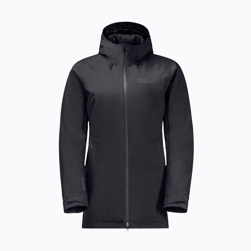 Дамско зимно яке Jack Wolfskin Stirnberg Ins blackre 6