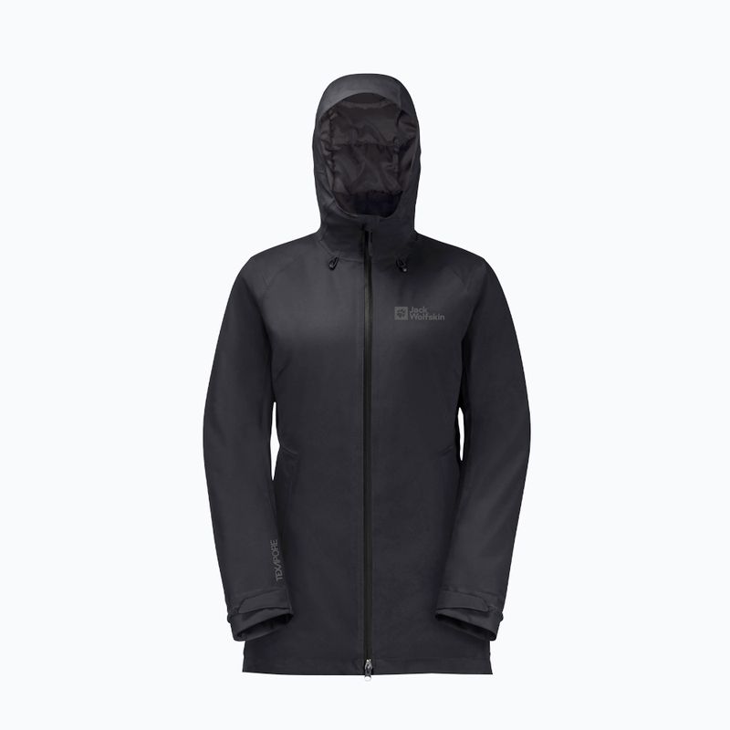 Дамско зимно яке Jack Wolfskin Stirnberg Ins blackre 7