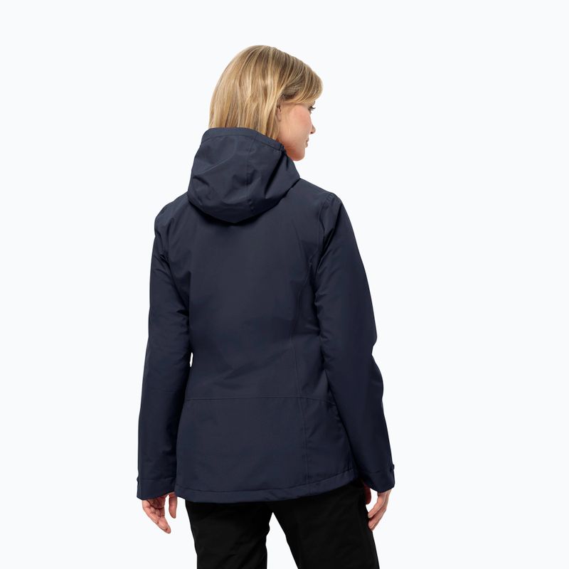 Jack Wolfskin дамско яке Moonrise 3In1 night blue 2