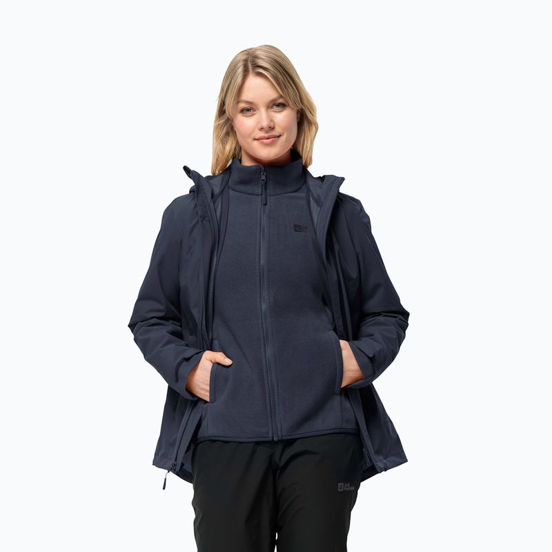 Jack Wolfskin дамско яке Moonrise 3In1 night blue 3
