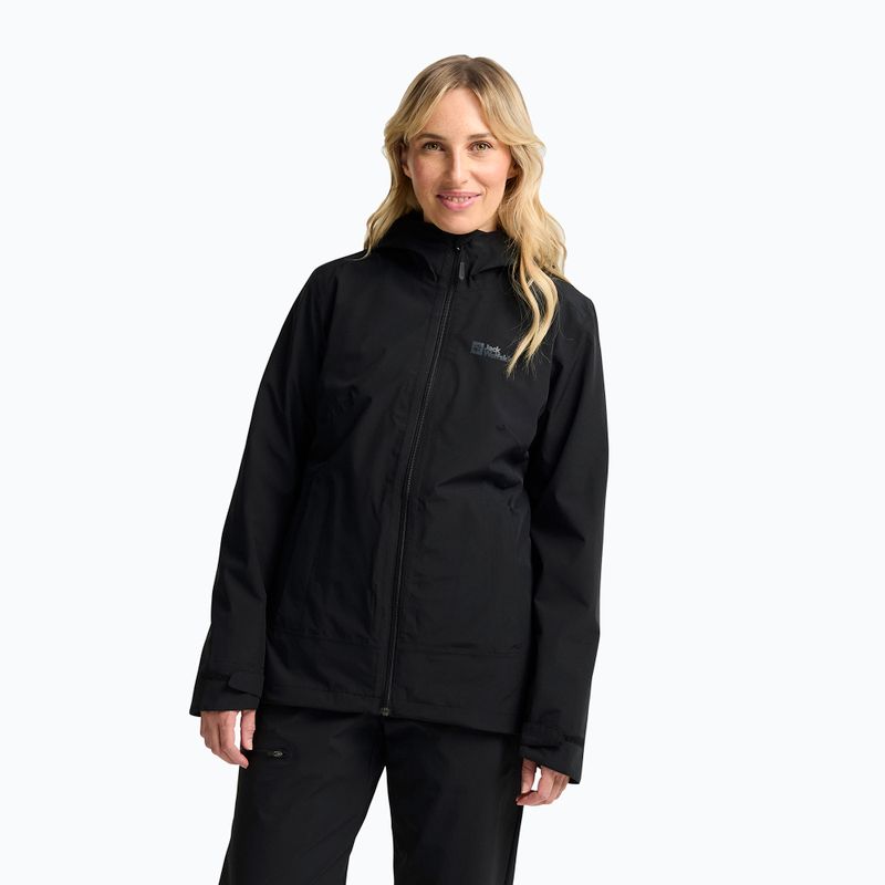 Дамско яке 3в1 Jack Wolfskin Moonrise 3In1 черно
