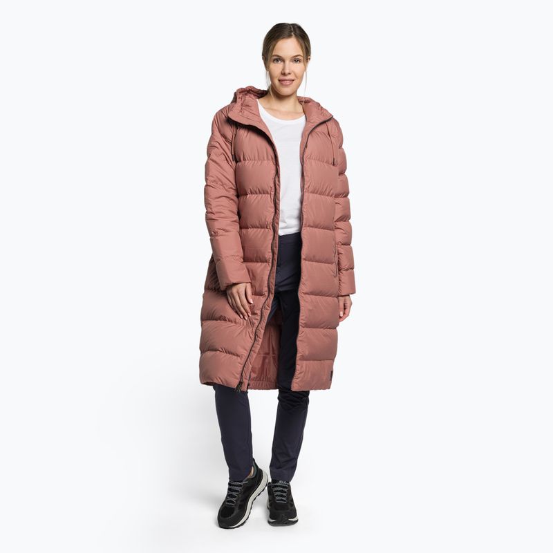 Дамско пухено яке Jack Wolfskin Frozen Palace кафяво 1204132_3068 2