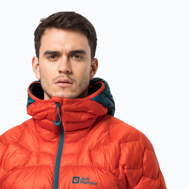 Jack Wolfskin Alpspitze Down Hoody скит яке за мъже оранжево 1206771_3017 3