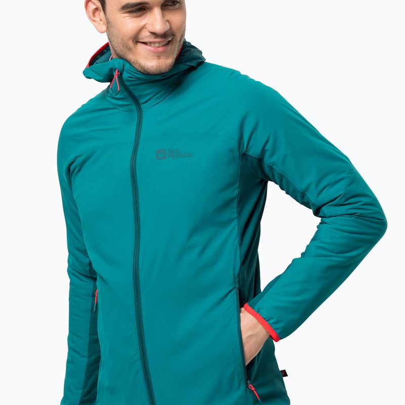 Jack Wolfskin мъжко ски яке Alpspitze Ins Hoody green 1206781_1124