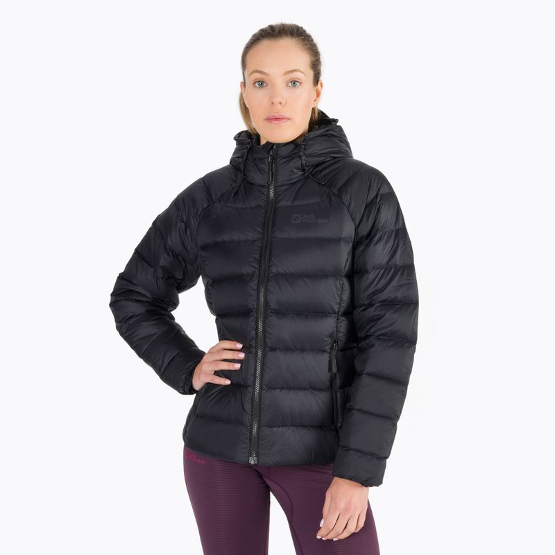 Jack Wolfskin дамско пухено яке Nebelhorn Down Hoody black 1207091_6000