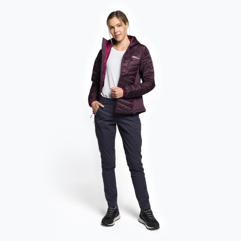 Дамско пухено яке Jack Wolfskin Routeburn Pro Ins grapevine 2