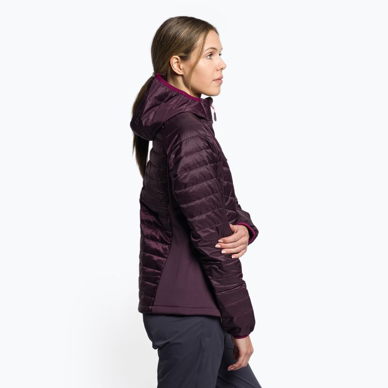 Дамско пухено яке Jack Wolfskin Routeburn Pro Ins grapevine 3
