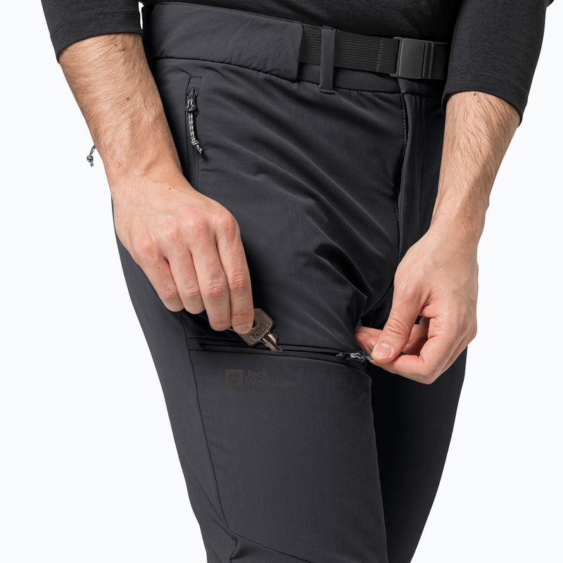 Мъжки панталони за трекинг на Jack Wolfskin Holdsteig black 1507571 4