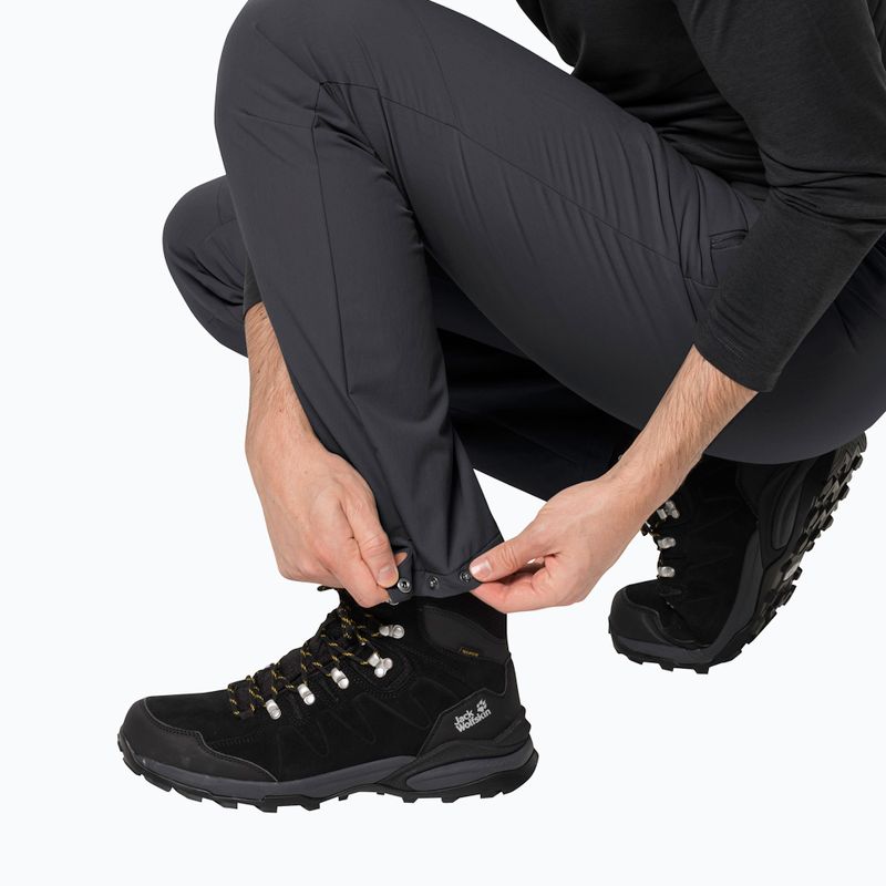 Мъжки панталони за трекинг на Jack Wolfskin Holdsteig black 1507571 5