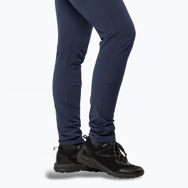 Дамски софтшел панталони Jack Wolfskin Geigelstein Slim night blue 6