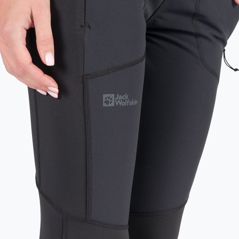 Jack Wolfskin дамски клинове Salmaser Tights black 1507781_6000_005 6