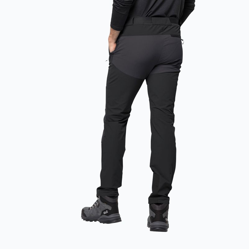 Jack Wolfskin мъжки софтшел панталони Ziegspitz black 1507841 2