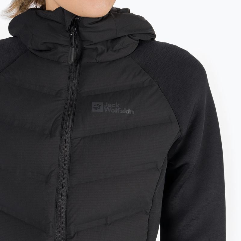 Jack Wolfskin дамско яке Tasman Down Hybrid черно 1707273_6000_005 5