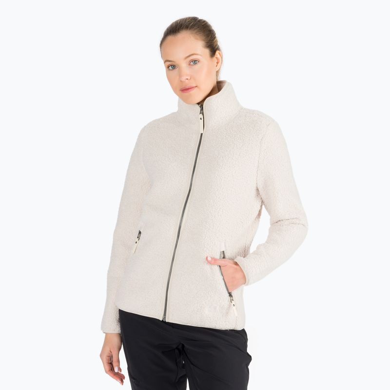 Jack Wolfskin дамски поларен суитшърт High Cloud бял 1708731