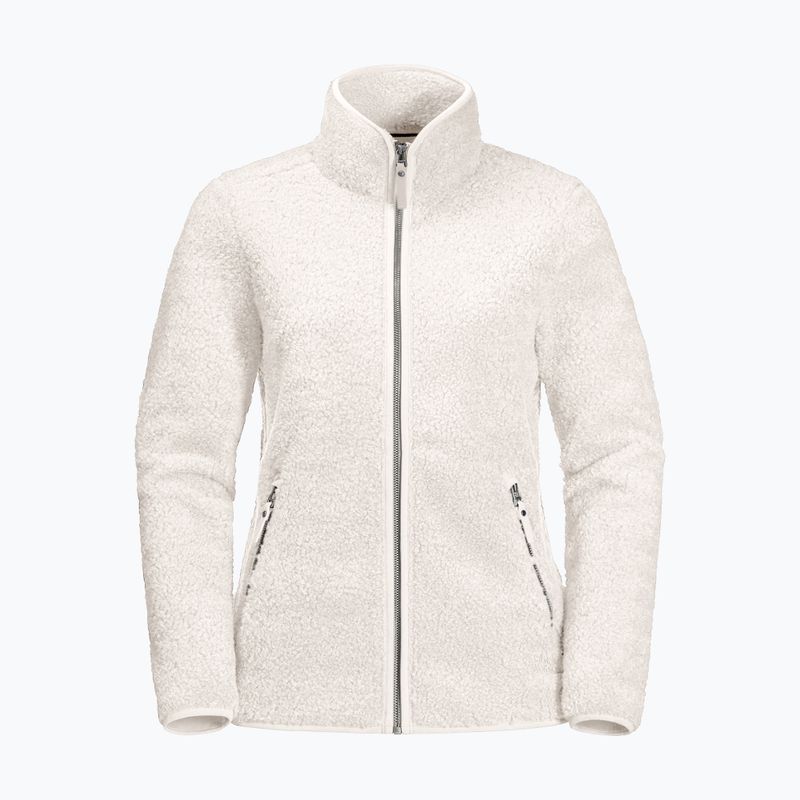 Jack Wolfskin дамски поларен суитшърт High Cloud бял 1708731 8