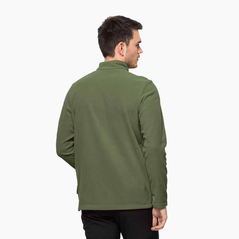 Jack Wolfskin мъжки поларен суитшърт Taunus HZ зелен 1709522_4129_002 2