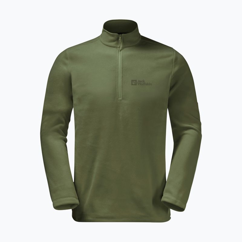 Jack Wolfskin мъжки поларен суитшърт Taunus HZ зелен 1709522_4129_002 4