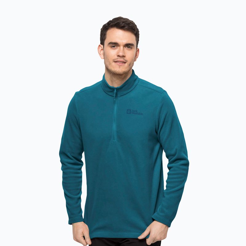 Jack Wolfskin мъжки поларен суитшърт Taunus HZ син 1709522_4133_002