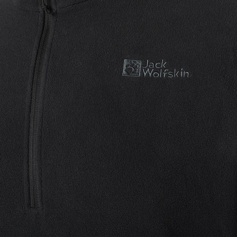 Jack Wolfskin мъжки потник Taunus HZ от полар черен 1709522_6000_002 6