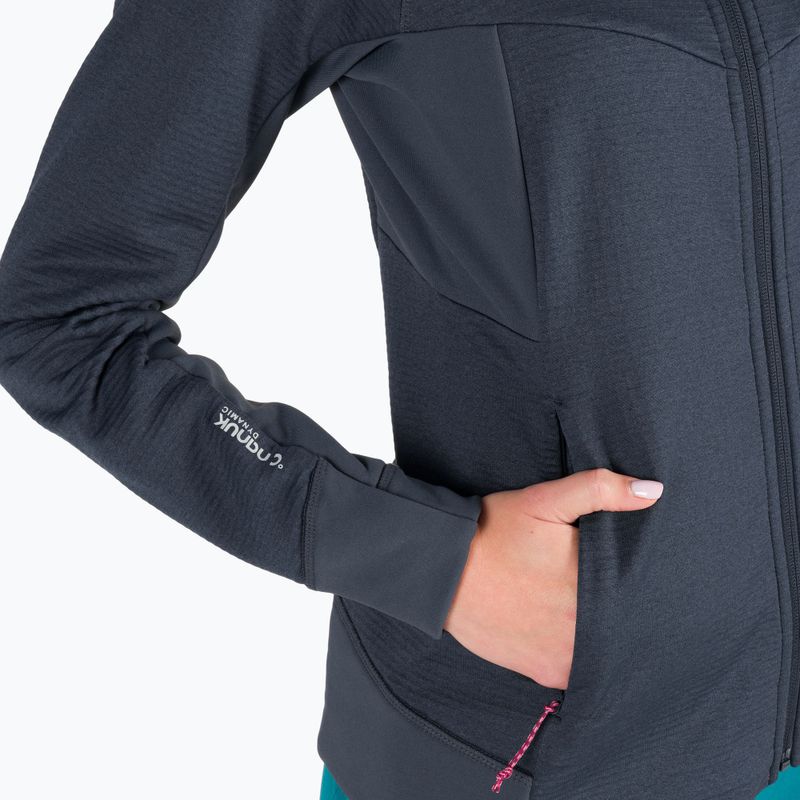 Дамски полар Jack Wolfskin Hydro Grid Fleece сив 1709911 8