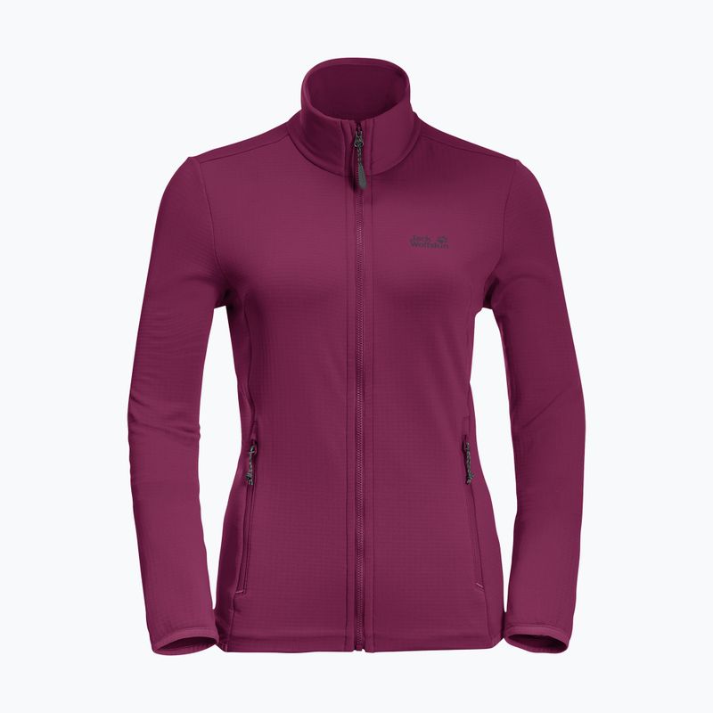 Jack Wolfskin дамско яке за трекинг Peak Grid Fleece wild berry 8