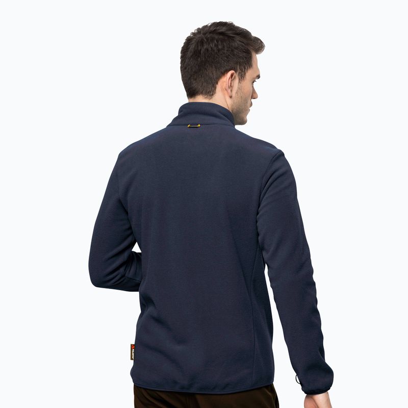 Мъжки суитшърт Beilstein от полар на Jack Wolfskin  тъмносин 1710551 2