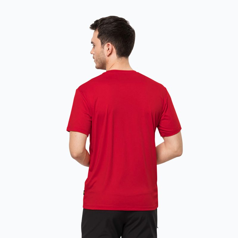 Мъжка тениска за трекинг Jack Wolfskin Tech red 1807071_2206 2