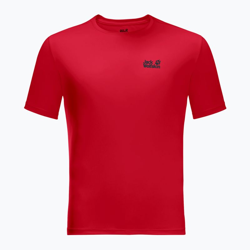 Мъжка тениска за трекинг Jack Wolfskin Tech red 1807071_2206 3