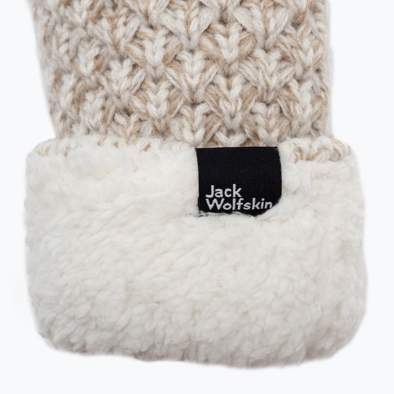 Дамски зимни ръкавици Jack Wolfskin Highloft Knit beige 1908001_5062_003 4