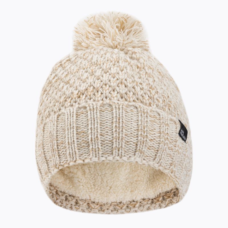 Женска зимна шапка Jack Wolfskin Highloft Knit beige 1908011 2