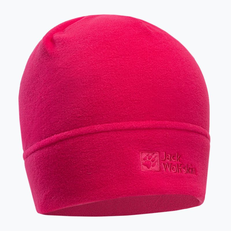 Зимна шапка от полар Jack Wolfskin Real Stuff розова 1909852